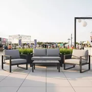 Аренда Лаунж зона VALS3C2T 4 set grey в ресторане «Магеллан» — ART SPACE