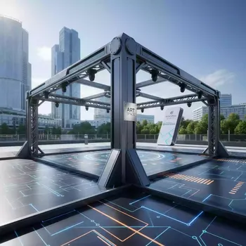 Аренда Поле соревновательное Makeblock MakeX Starter 2024 All Core Journey арена и рама в Novotel Resort — ART SPACE