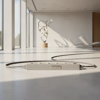 Аренда Сетевой фильтр ZIS Company PILOT PRO 5 м 6 розеток светло серый в Karat Resort — ART SPACE