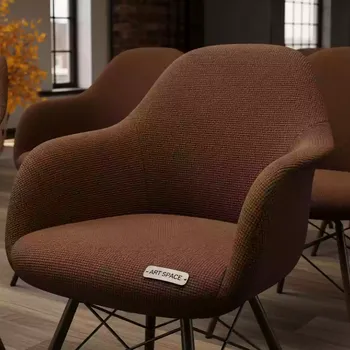 Аренда Чехол E06 на стул Eames оранжевый на парусной регате (Сочи) — ART SPACE