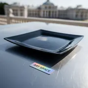 Аренда Тарелка черная квадратная Arcoroc 19 см в усадьбе Голицына — ART SPACE
