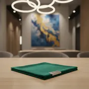 Аренда Салфетки "Илер" бархатной зеленой в Karat Resort — ART SPACE