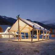 Аренда Шатер деревянный Wood RT 100 10 в ледовом дворце «Роза Хутор» — ART SPACE