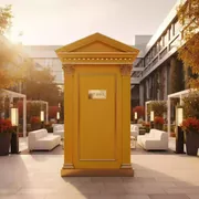Аренда Киоск Street желтый в Radisson Blu Resort & Congress Centre — ART SPACE