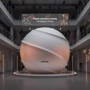 Аренда Стена сферическая 6х8 м в VK Stadium Sirius — ART SPACE