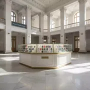 Аренда Дизайн проект торгового острова чехлы с принтами в санатории «Металлург» — ART SPACE