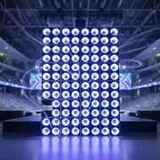 Аренда Коммутация Highlite Matrix 5x5 Blinder 25 ламп в Сириус Арене — ART SPACE