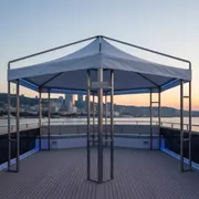 Аренда Шатер пагода 16 м² на VIP теплоходе (Морпорт Сочи) — ART SPACE