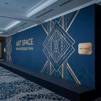 Аренда Баннер Vikuflex A ламинированный усиленный Frontlit 240 гр 50x3,2 м в Rixos Krasnaya Polyana — ART SPACE