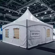 Аренда Шатер для кафе и ресторанов усиленный 3х4,5 в ледовом дворце «Роза Хутор» — ART SPACE