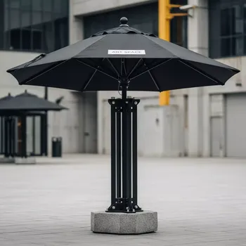 Аренда Зонт профессиональный телескопический Capri Dark 4х4 м в Alpha Sirius — ART SPACE