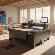 Аренда Плоттер режущий планшетный AOL1625S 2500х1600 мм в комплексе Sea Galaxy — ART SPACE
