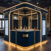 Аренда Дизайн проект торгового острова ТРЦ Лотос Plaza в ресторане «Магадан» — ART SPACE