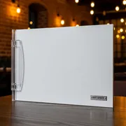 Аренда Бумага FlexBind Cover Photo Luster 250 г м² 320х457 мм прозрачный шлиц в ресторане «Voda» — ART SPACE