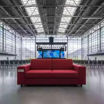 Аренда Диван Klippan красный в ледовой арене «Шайба» — ART SPACE