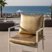 Аренда Подушка на стул золотая в пляжном клубе Del Mar — ART SPACE