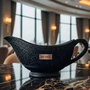 Аренда Соусник резной черный с обжигом Пьемонт 70х70 см в отеле Hyatt Regency Sochi — ART SPACE