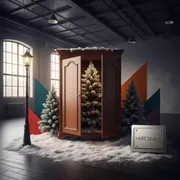 Аренда Фотозона новогодняя Нарния в лофте «Студия 21» — ART SPACE