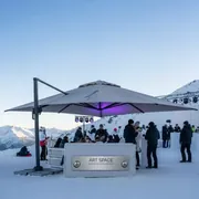 Аренда Зонт профессиональный Leonardo Braccio 4 м на площадке Rosa Peak (2320м) — ART SPACE
