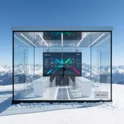 Аренда Экран светодиодный 3,5х2 м шаг пикселя 2,6 на площадке Rosa Peak (2320м) — ART SPACE