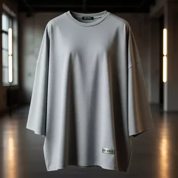 Аренда Футболка Oversize серая Freedom на курорте «Газпром» (Альпика) — ART SPACE