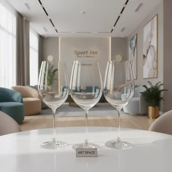 Аренда Бокалы хрустальные для белого вина Эйфман набор из 3 в Sport Inn Hotel & Wellness — ART SPACE