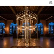 Аренда Стыковочные элементы Layher в ресторане «Плакучая Ива» — ART SPACE