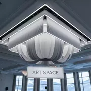 Аренда Оформление потолка тканью в Гранд Отель Поляна — ART SPACE