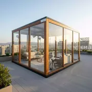 Аренда Шатер прозрачный деревянный 8х8 м в Panorama by Mercure — ART SPACE
