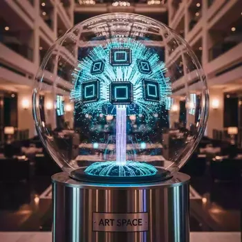 Аренда Шар с елкой в Mövenpick Hotel — ART SPACE