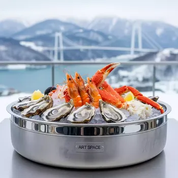 Аренда Поднос для морепродуктов D 425 H 65 мм в Skypark Sochi — ART SPACE
