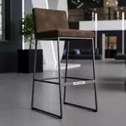 Аренда Стул барный велюр Zenit металл RAL Kato в Гранд Отель Сочи — ART SPACE