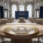 Аренда Тарелка подстановочная Гэтсби с золотым кантом 33 см в зале «Чайка» (Морпорт) — ART SPACE