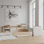Аренда Ригель для календаря 250 мм белый в Grand Karat Sochi — ART SPACE