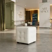 Аренда Белый пуф куб Сочи