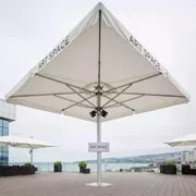 Аренда Зонт профессиональный четырёхкупольный Galaxia Quattro Starwhite 6х6 м в City Park Hotel Sochi — ART SPACE