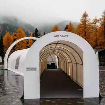 Аренда Туннель к арочному шатру 10х3 в Radisson Hotel Rosa Khutor — ART SPACE