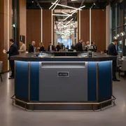 Аренда Стойки барные для входной группы в ресторане «Brunello» — ART SPACE