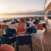 Аренда Стул пластиковый полубарный Portofino на VIP-яхте (Имеретинский порт) — ART SPACE