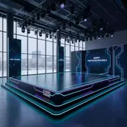Аренда Подиум для показов и выступлений 8х6 м в МФК «Горный» — ART SPACE