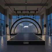 Аренда Сцена арочная 20х14 м черная в Pullman Sochi Centre — ART SPACE