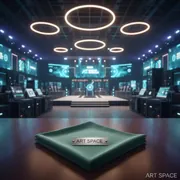 Аренда Салфетка бархатная пыльно зеленая в Ледовом дворце «Айсберг» — ART SPACE