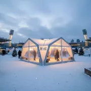 Аренда Шатер двускатный 5х5 в VK Stadium Sirius — ART SPACE