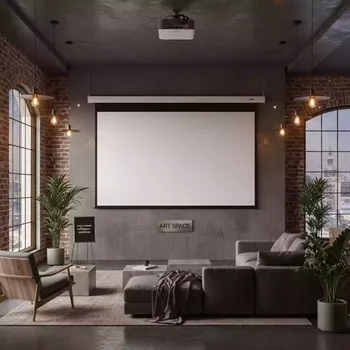 Аренда Экрана Lumien Master Picture LMP 100103 в ресторане «Паруса» — ART SPACE