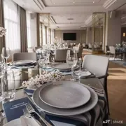 Аренда Тарелка Beton фарфоровая 20 см в Imeretinskiy Hotel — ART SPACE
