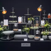 Аренда Посуда и декор для candy bar в ледовом дворце «Большой» — ART SPACE