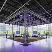 Аренда Крыша временная граунд 16х12 м в ледовом дворце «Роза Хутор» — ART SPACE
