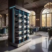 Аренда Комплект VR шлемов Pico Neo 4 16 штук система хранения и зарядки в ресторане «Баран-Рапан» — ART SPACE