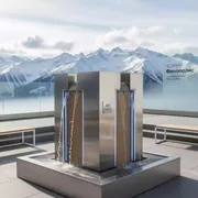 Аренда Фонтан Квадро фраппучино на площадке Rosa Peak (2320м) — ART SPACE