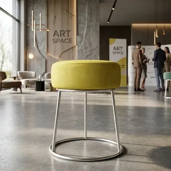 Аренда серебристого пуфа в Сочи: заказать в ART SPACE